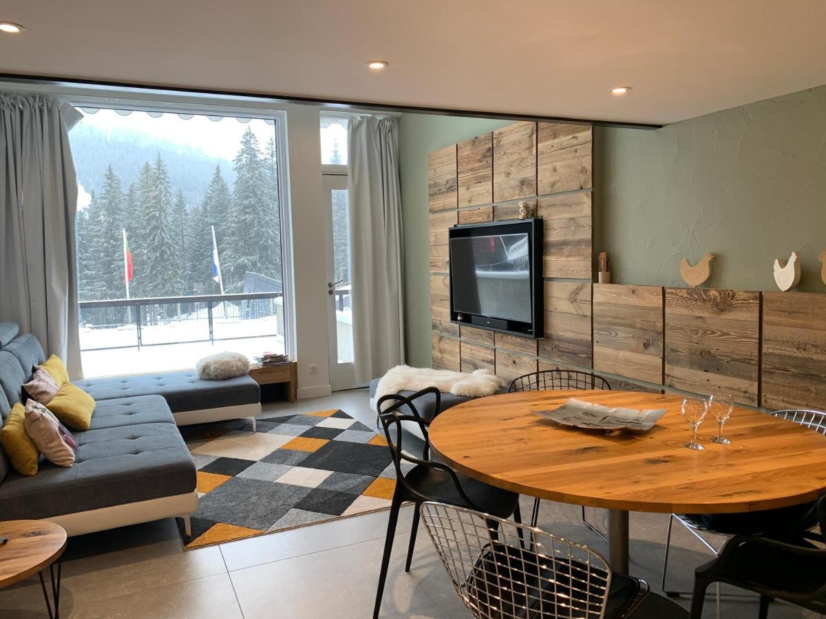 Flaine Forum L1 Cassiopee Mezzanine & Terrasse Bagian luar foto